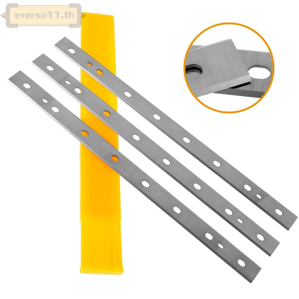 3 ชิ้นกบใบมีดเหล็กความเร็วสูง 13 นิ้วไฟฟ้ากบใบมีดใช้งานร่วมกับ DW735 DW735X Planer