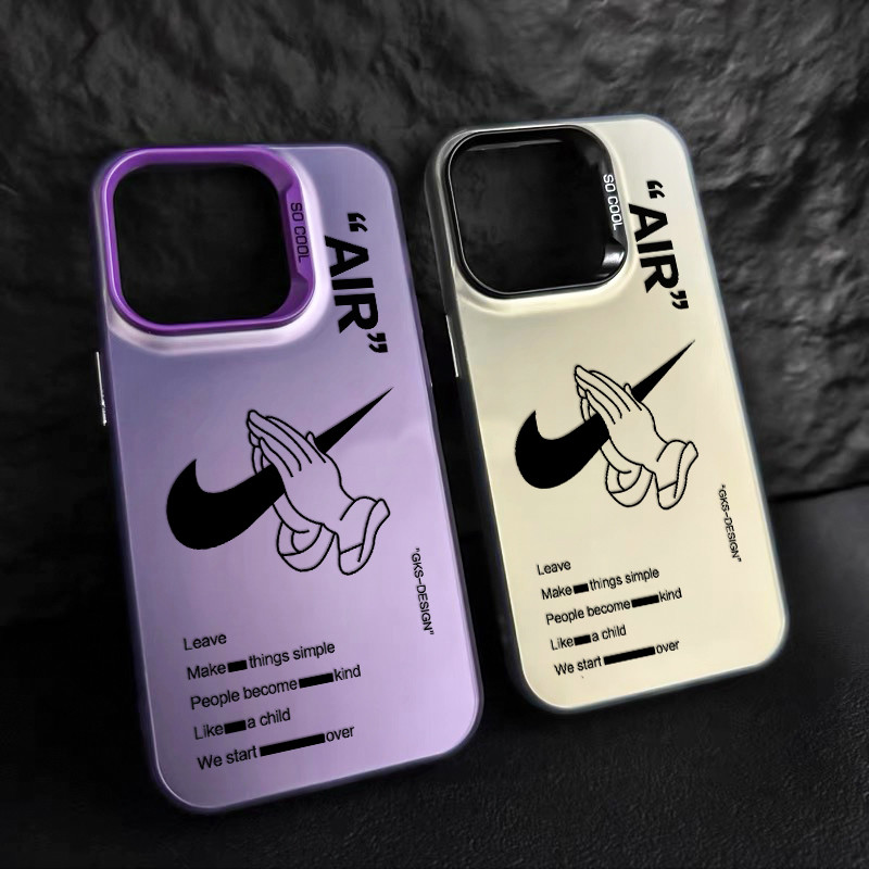 COD ใช้ได้ iphone 11 13 12 14 15 Pro MAX 14 15 8 7 Plus XR XSMAX SE แบรนด์อินเทรนด์ส่วนบุคคลสีดำ √ เคสโทรศัพท์มือถือ