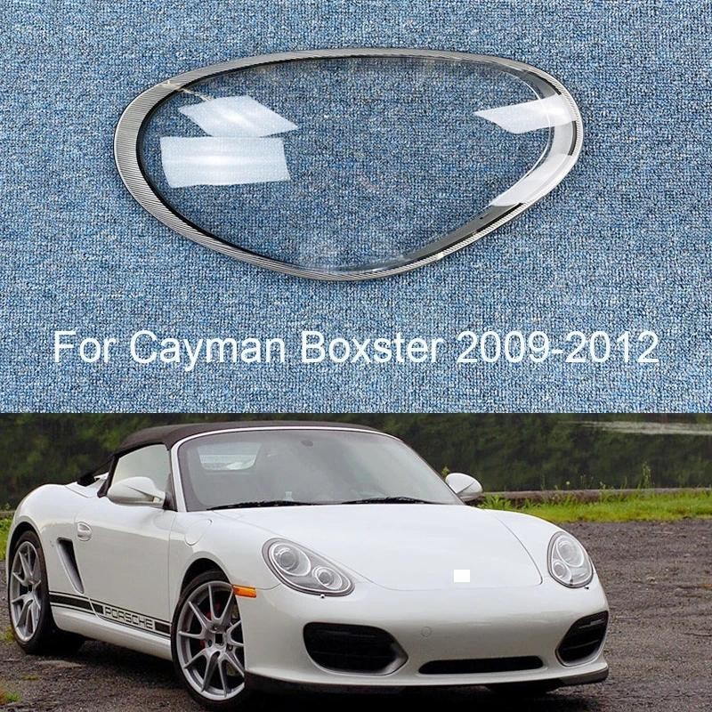 สําหรับ Porsche Cayman Boxster 987 2009-2012 Xenon ไฟหน้าโปร่งใสไฟหน้า Plexiglass เปลี่ยน Original L