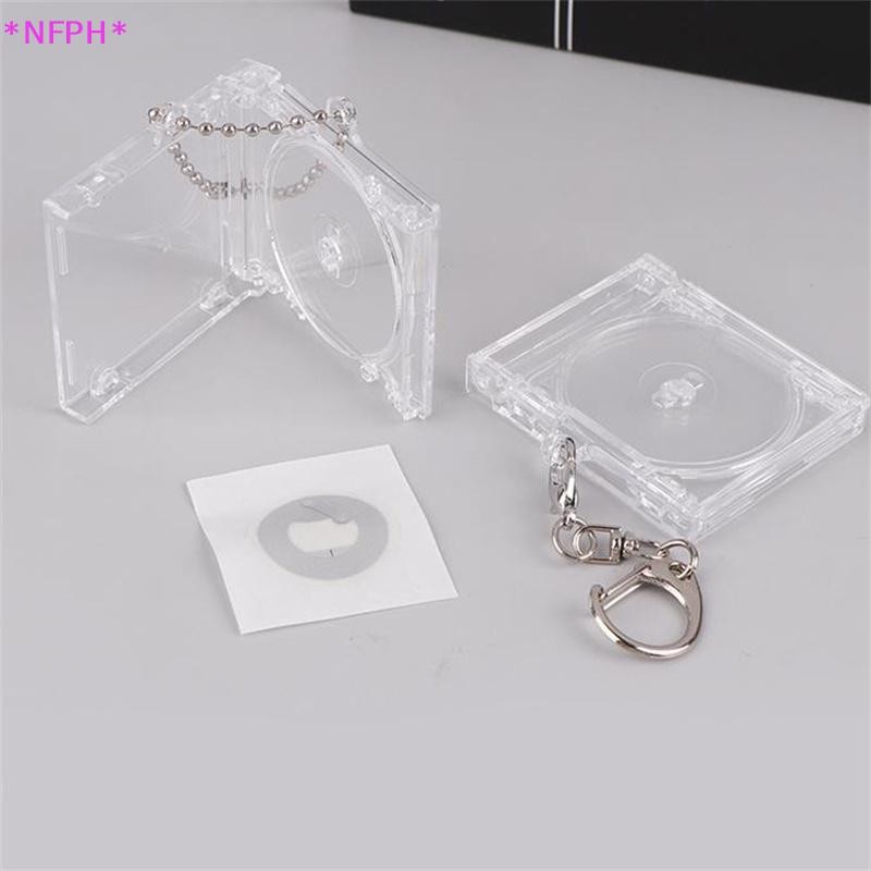 NFPH>NFC Functional CD Disc Case Peripheral Commemorative Album Key Holder สําหรับ DIY กระเป๋าเป้สะพายหลังจี้
﻿ ใหม่ ใหม่
