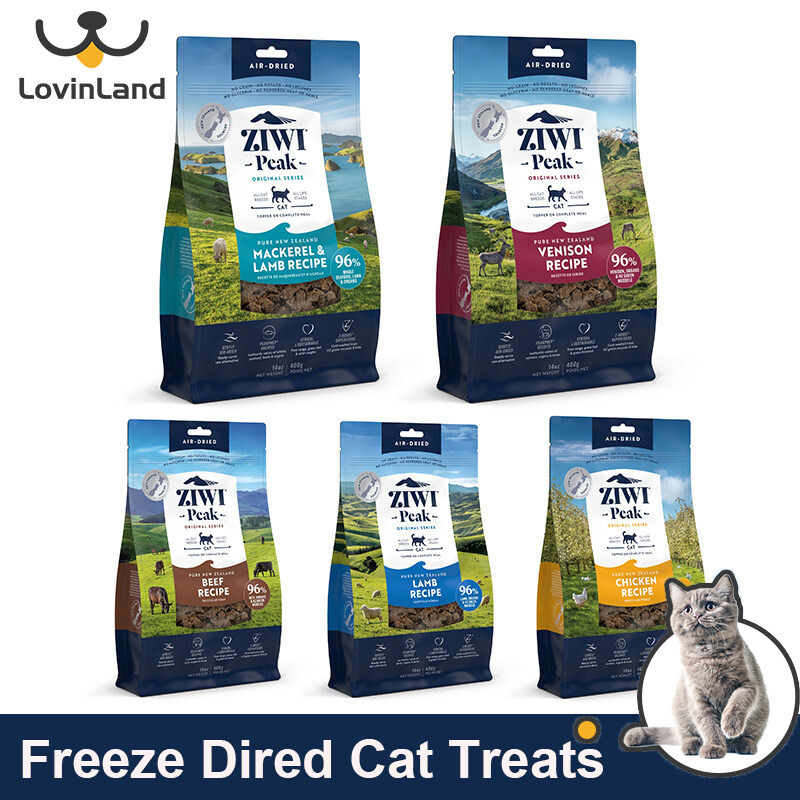 Ziwi Peak Air-dried Cat Food 400g/1kg All Natural, High Protein, Grain Free & Limited Ingredient wit