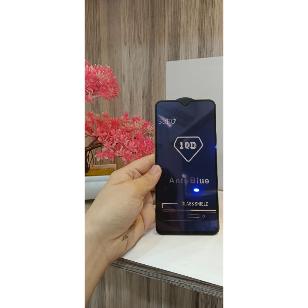 กระจกนิรภัย Blue Light 10D SAMSUNG J2 Prime - J2 Pro - J3 Pro New - J4+ - J6+ - J7 prime