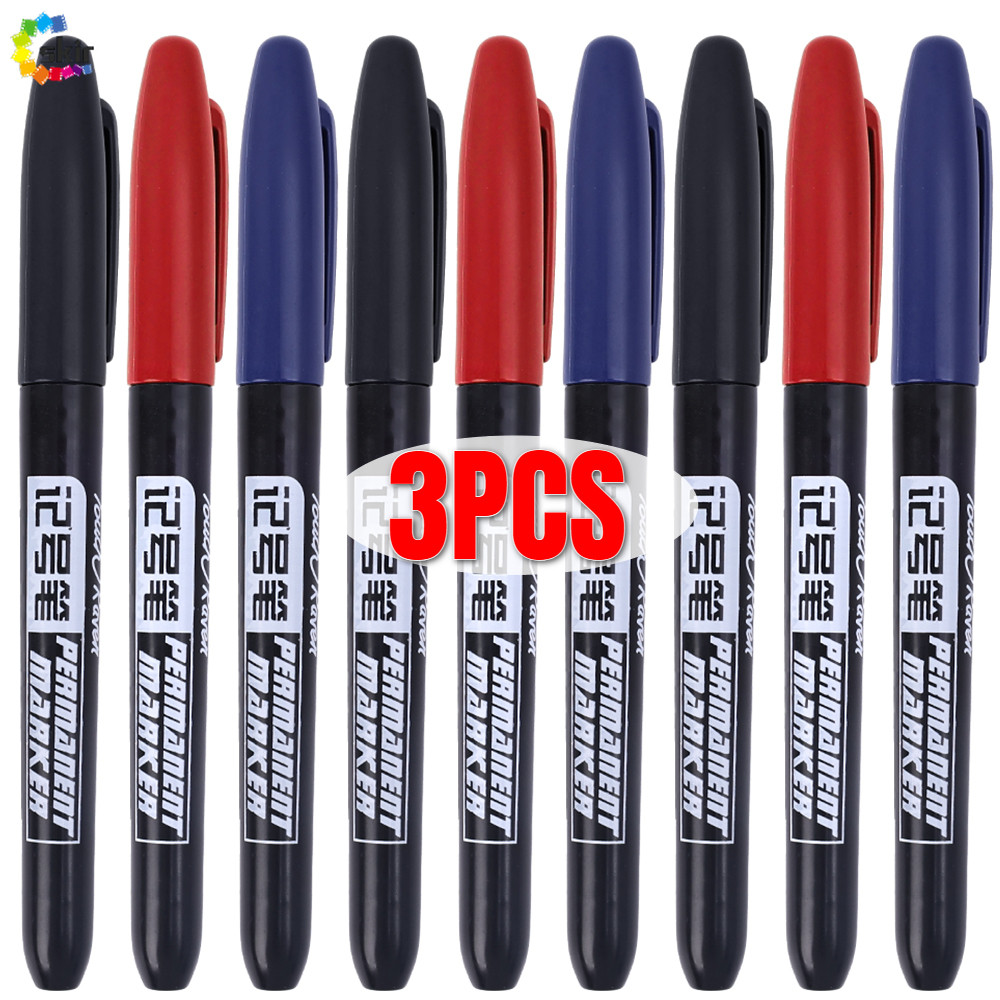 1/2/3 ชิ้น ปากกามาร์กเกอร์ Oile - ปากกามาร์กเกอร์ Fine Point กันน้ําสําหรับแก้ว หนัง ไม้ - หมึก Sketch ปากกาเครื่องเขียน Art อุปกรณ์การเรียน