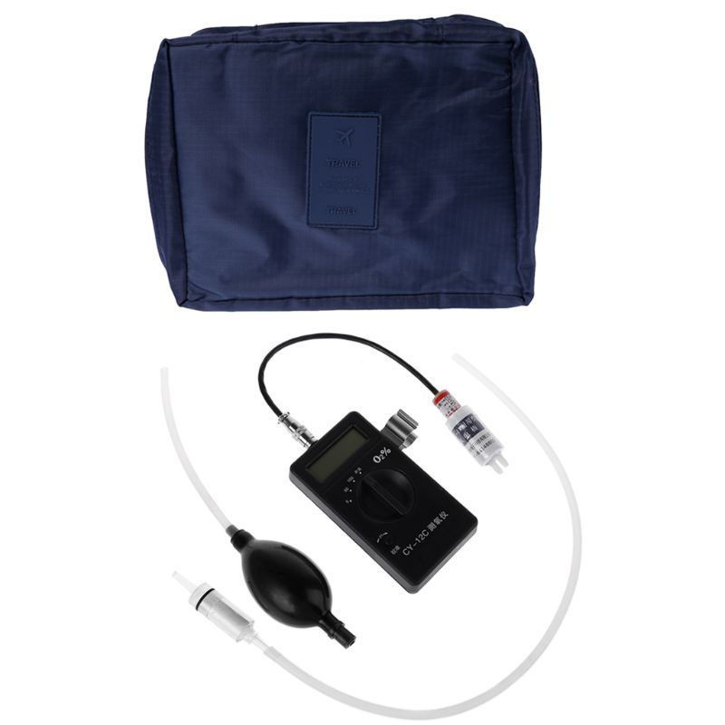 เครื่องวัดออกซิเจน เครื่องวัดความเข้มข้นของออกซิเจนเครื่องตรวจจับออกซิเจน O2 เครื่องทดสอบเมตร CY-12C เครื่องวิเคราะห์ออกซิเจนดิจิตอล 0-5%0-25% 0-100%