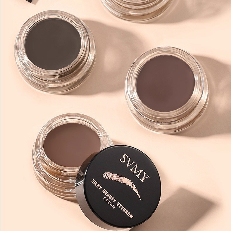 shiny.girl:SVMY เจลเขียนคิ้วตลับ พร้อมแปรง เนื้อเนียนนุ่ม เกลี่ยง่าย กันน้ำ ติดทน 3 สี-B958 - รูปที่ 6