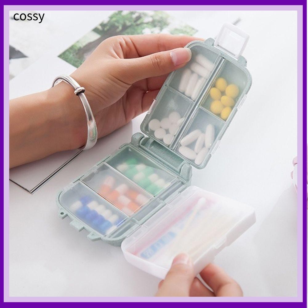 Cossy 3 ชั้นฟางข้าวสาลีเครื่องจ่ายขนาดเล็กเก็บยาที่ย่อยสลายได้