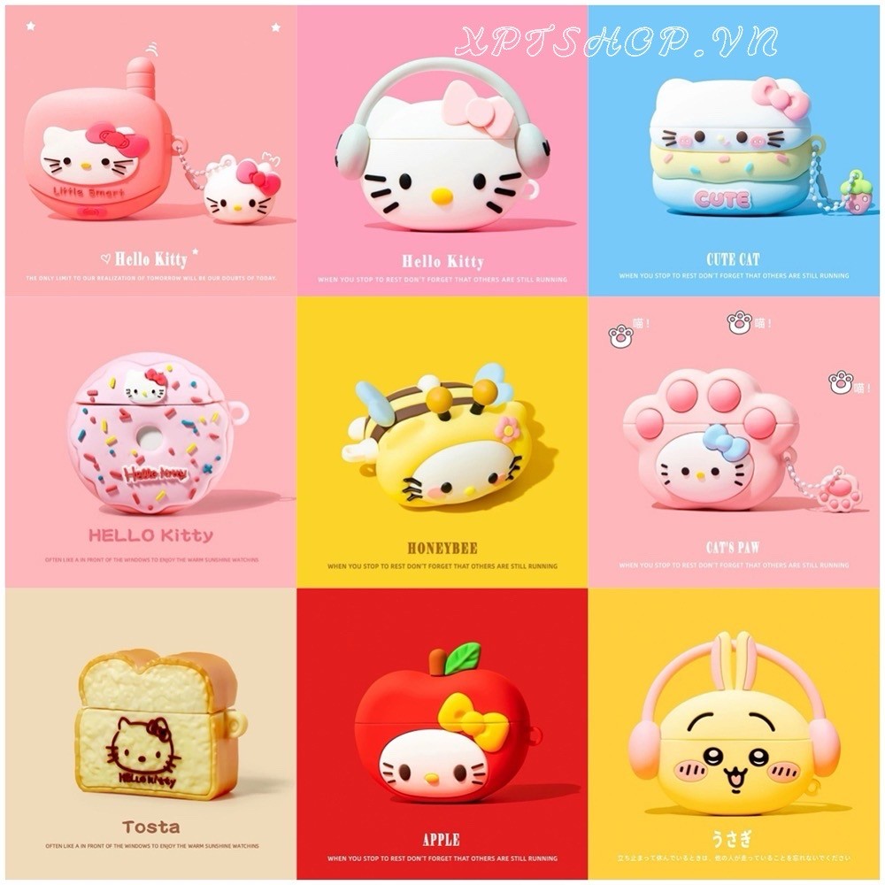 Cat Series Chikawa ซิลิโคน AirPods สําหรับ AirPods 4 AirPods Pro AirPods Pro2 AirPods 3/2/1 รุ่นหูฟังไร้สายบลูทูธปลอก