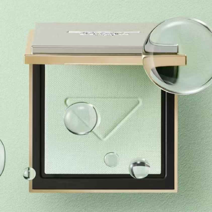 P*da แป้งสีเขียว 6.5g Oil Control Makeup Holding คอนซีลเลอร์ Flawless Makeup Front Milk 30ml