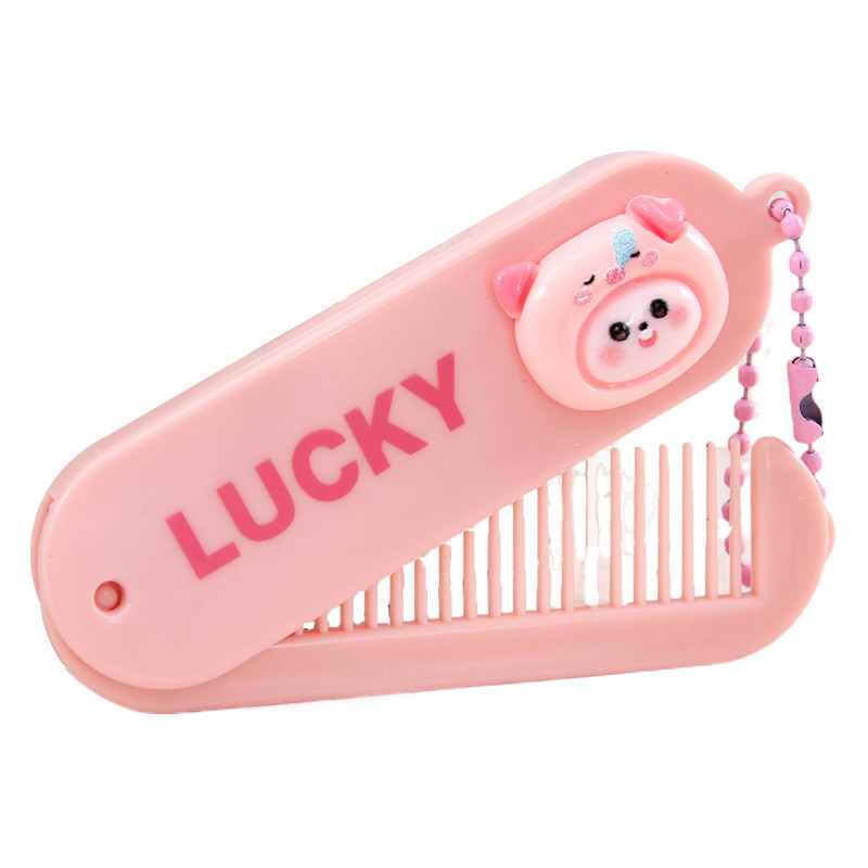 หวีจิ๋ว สีสันสดใส น่ารัก พับเก็บได้ - รูปที่ 6