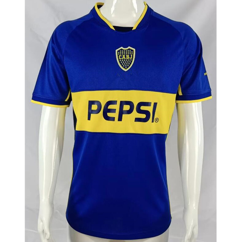 เสื้อกลุ่มทีมฟุตบอล Boca Juniors Retro ฤดูกาล 2002/2003