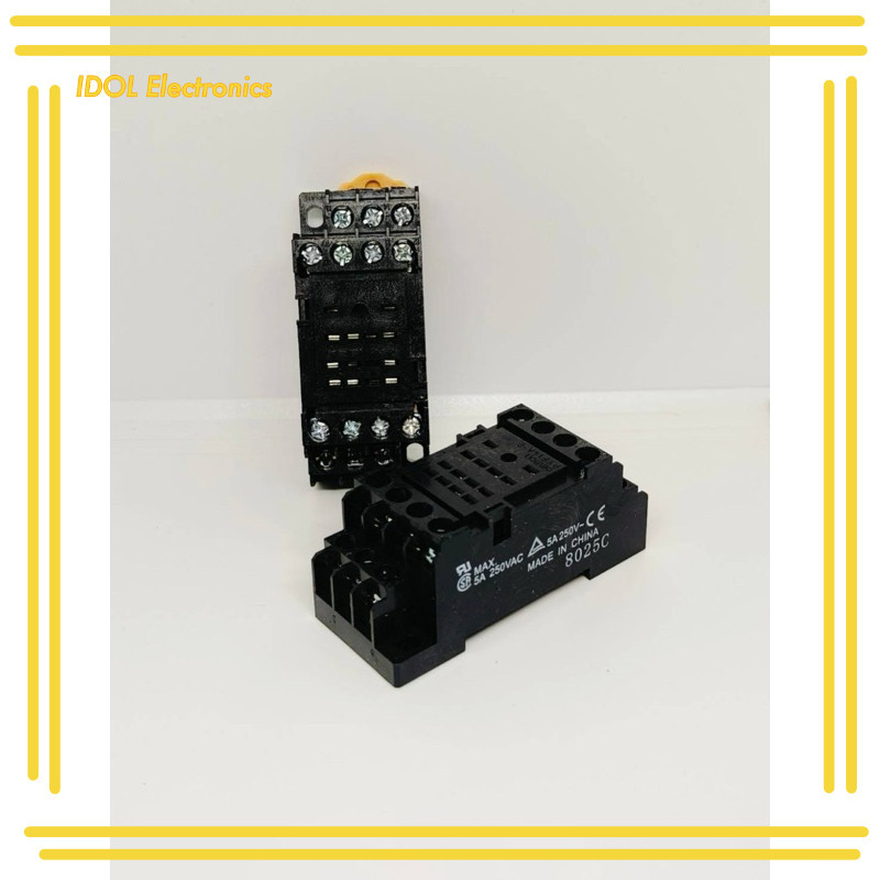 ราคาถูก! OMR-PYF14A-E Omron PYF14A-E ฐานรีเล์ย์ MY4 (MY4 Relay Socket)OMR-PYF14A-E Omron
