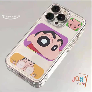 เคส ชินจัง TPU สำหรับ Vivo Y91 Y91C Y21 Y30i Y20i Y35 Y17S Y15s Y21s Y51 Y11 Y31 Y17 Y15 Y12 กรณีป้องกันโปร่งใส