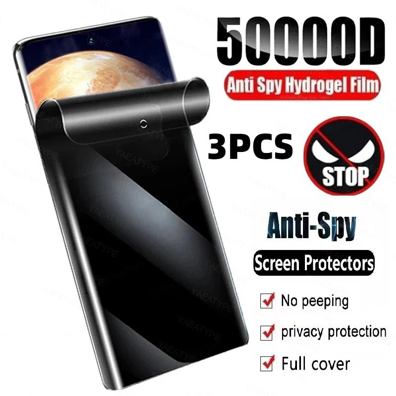 3pcs HD Anti Spy ความเป็นส่วนตัว Hydrogel ฟิล์มสําหรับ Oukitel WP52 WP50 WP39 WP38 WP36 WP35 WP33 WP