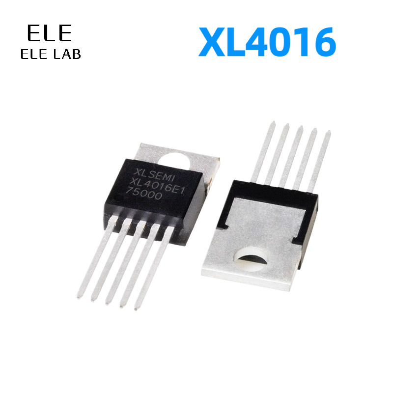 ‌Original XL4016E1 XL4016 TO-220-5 Step-Down Converter IC 40V 8A DC-DC Buck Module พร้อมเอาต์พุตที่ป