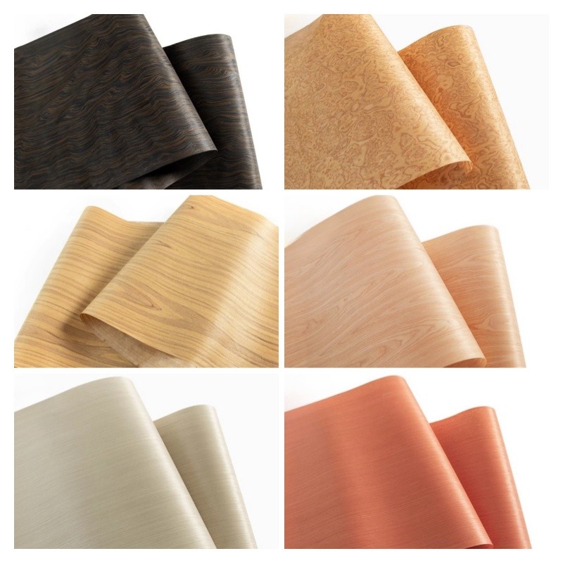 เทคโนโลยี Ebony Tree Root ไม้ Veneer L: 2.5Metersx580x0.2 มม.ลําโพงประตูตู้ตกแต่งแผง Renovated เฟอร์นิเจอร์วีเนียร์
