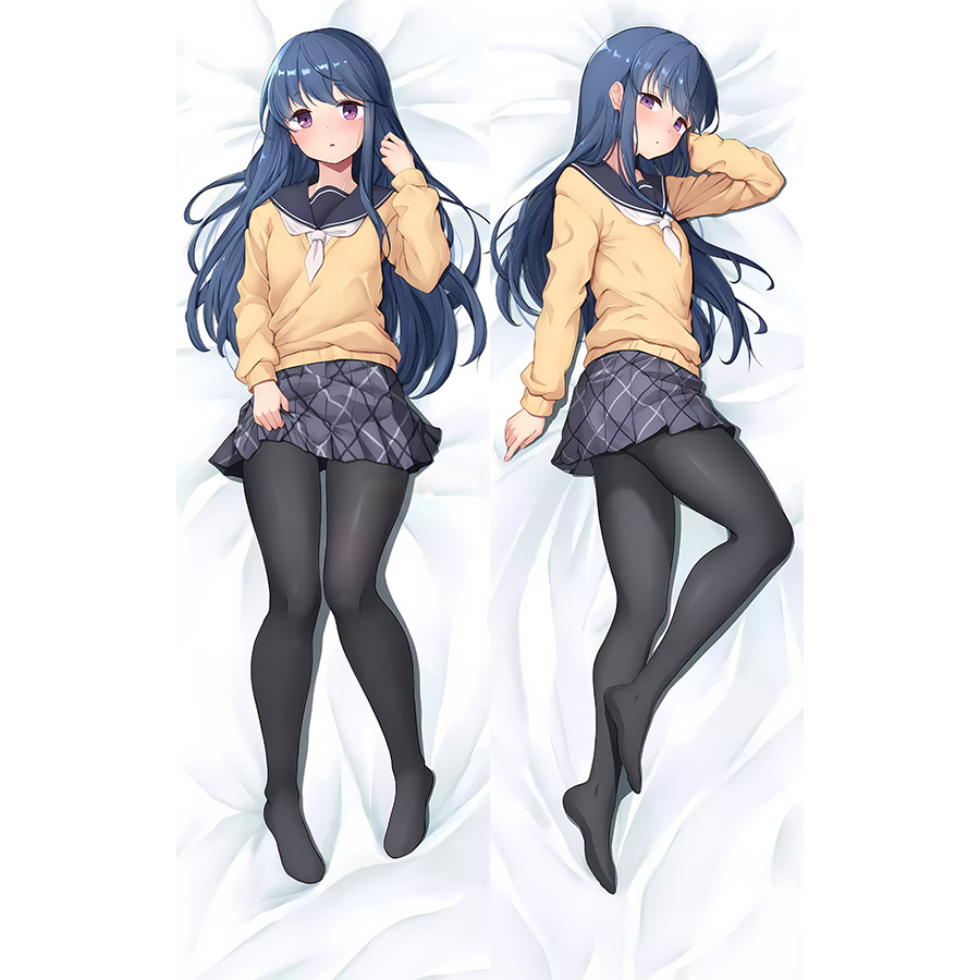 Laid-Back Camp Shima Rin อะนิเมะ Dakimakura ชาย Otaku กอดหมอน Body Case Cover โยนเบาะ