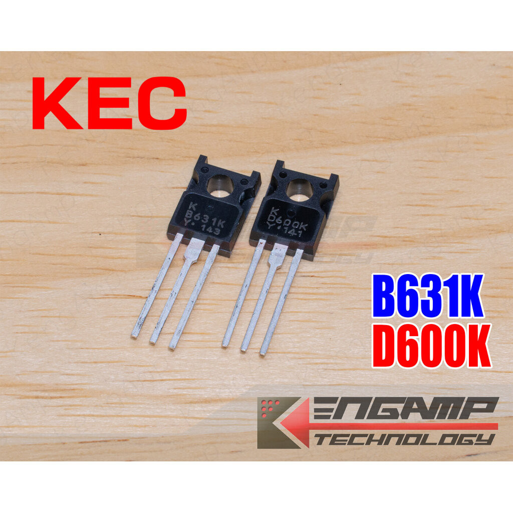 (1คู่) [TR] B631K D600K KEC PNP NPN 1A 120V