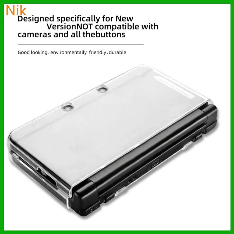 บ.น.ค.ศ.พลาสติกปกคลุมสําหรับ New 3DS XL LL New 3DS Clear Protector Case Skin Cover Housing ๊