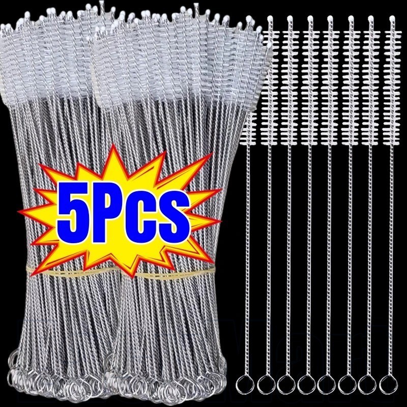 1/3/5ชิ้นดื่มฟางแปรงทําความสะอาด-ขวดจุกทําความสะอาดแปรง-ด้ามยาวแปรงผมนุ่ม-นํามาใช้ใหม่ฟางแปรง-ท่อทําความสะอาด-เครื่องมือทําความสะอาดในครั