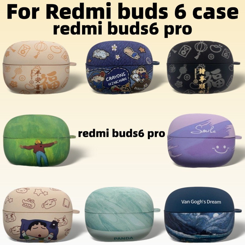 สําหรับ xiaomi Redmi Buds 6 Pro กันกระแทกหูฟังฝาครอบ xiaomi Redmi Buds 6 Proฝาครอบซิลิโคนกันกระแทก