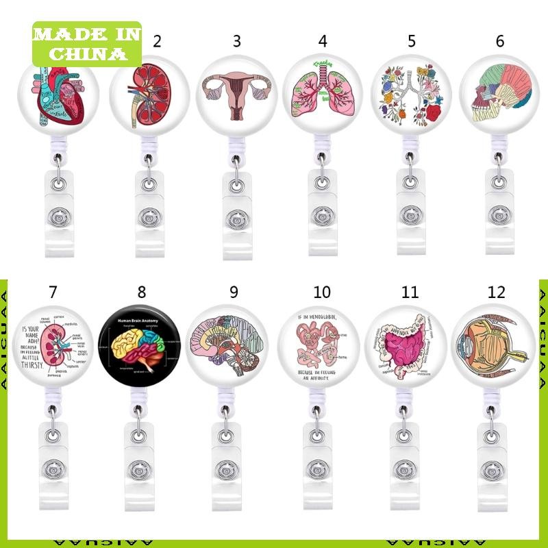 AA Doctor Nurse Work Chest Pocket Card Holder ID Card Holder Badge Accessories