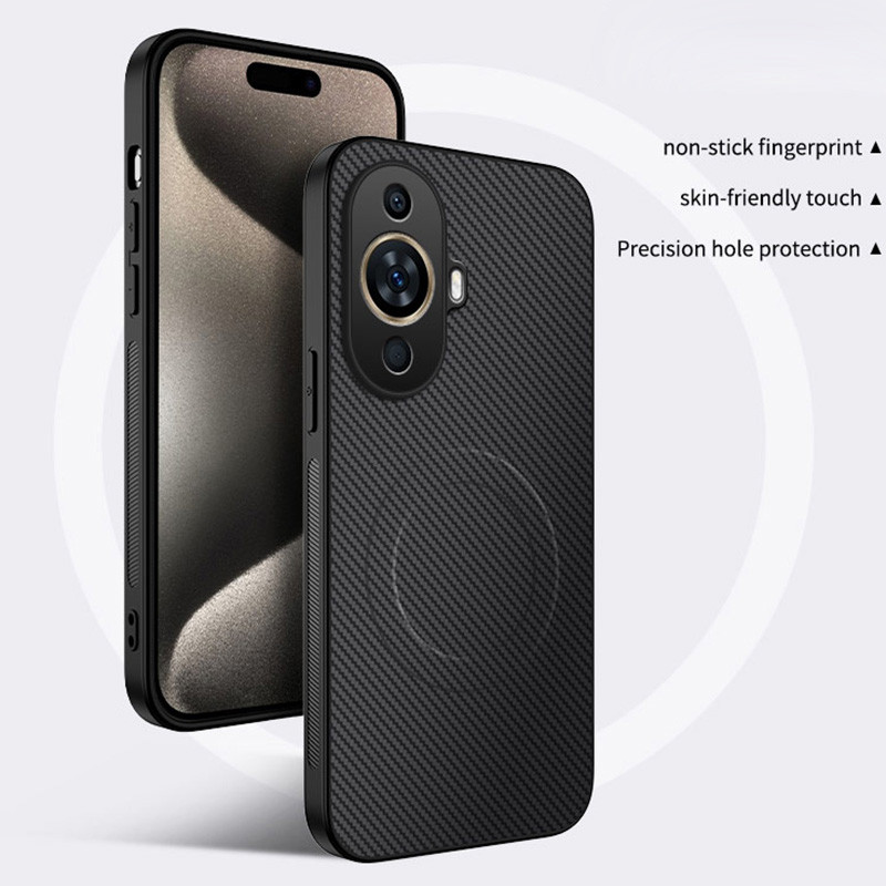 สําหรับ Huawei Nova 12s กันกระแทกหรูหรา Matte Case ไร้สายชาร์จกันกระแทก