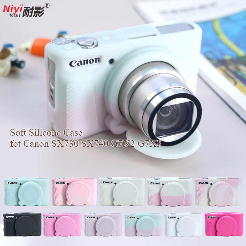 Canon G7x3 นุ่มสําหรับ Canon G7X II G7X III SX740 SX730 ซิลิโคนนุ่มกรณี Canon G7X Mark II III G7X2 P