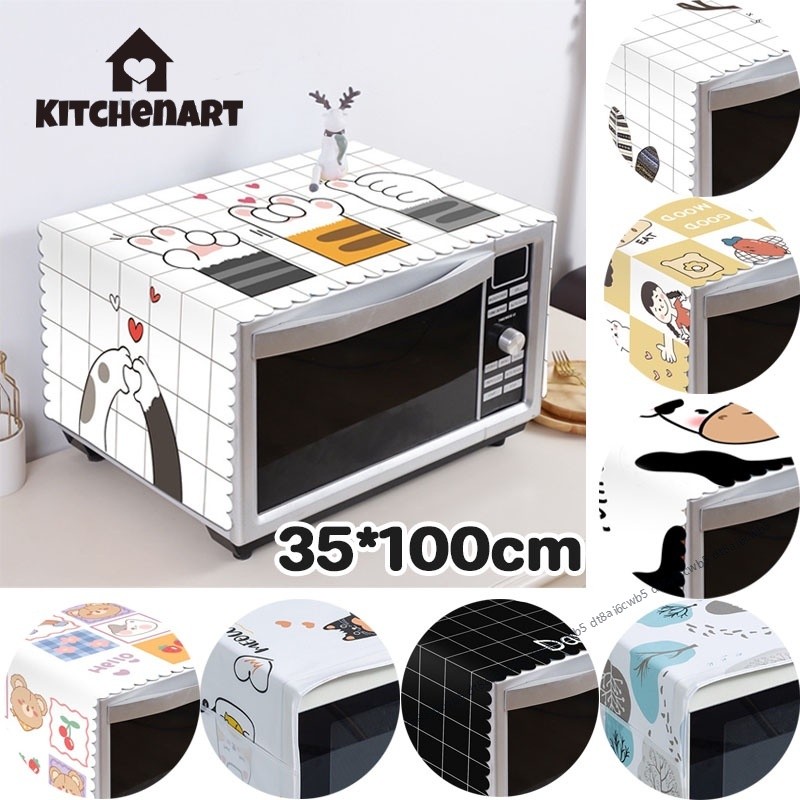 【เตรียมจัดส่ง】ผ้าคลุมไมโครเวฟ กันฝุ่น กันน้ำ เครื่องดูดควัน 35*100cm ผ้าคลุมตู้เย็น ผ้าปูโต๊ะขนาดเล็ก ของตกแต่งบ้าน