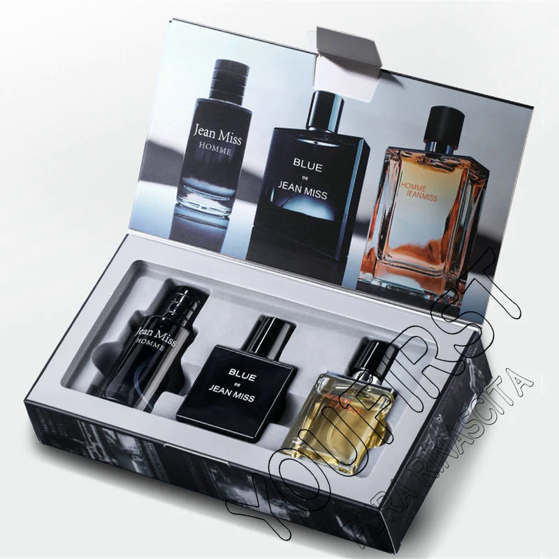 ​ High Quality 90ml Men Perfume Hombre Gift Box 3pcs Set Colognes Scent Fascination Man Perfumes Mas
