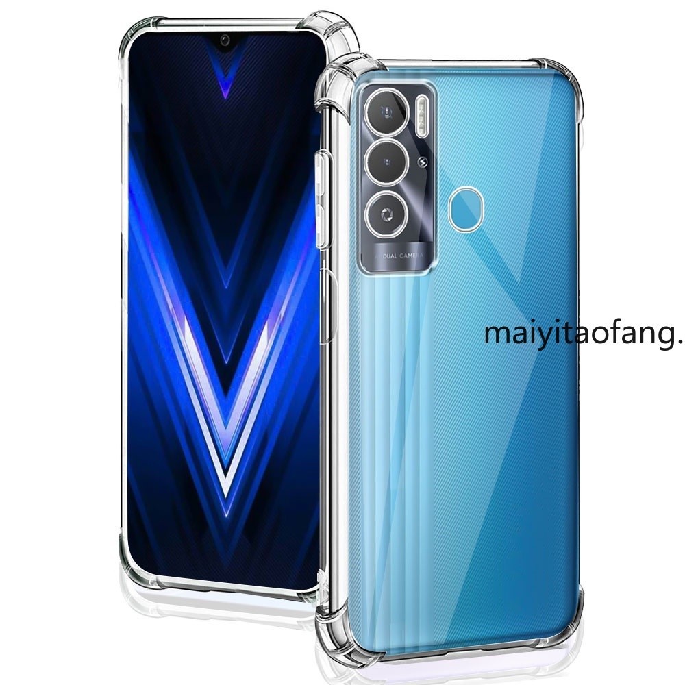 Tecno Pova Neo กรณี LE6, LE6h ซิลิโคนกันกระแทกนุ่มสําหรับ Tecno PovaNEO โปร่งใส TPU เคสโทรศัพท์ DDDL
