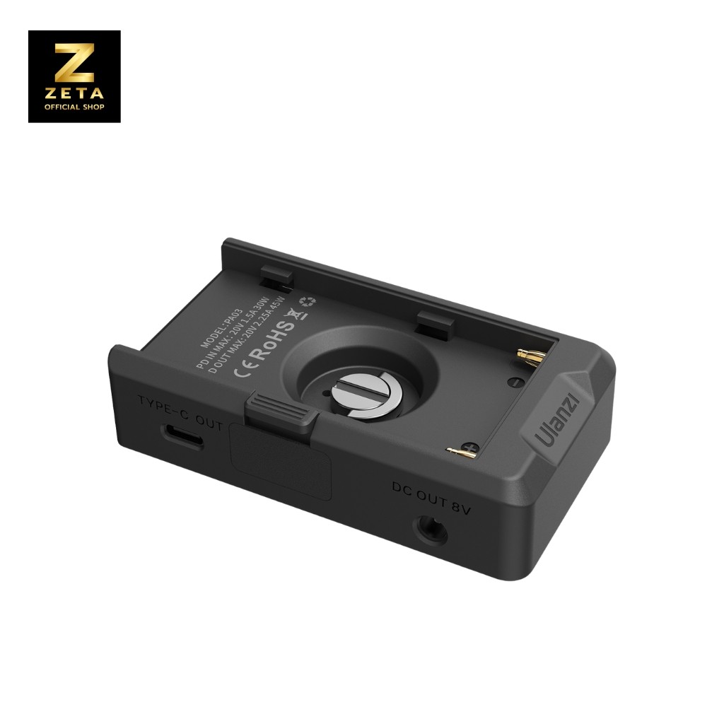 Ulanzi PA03 Battery Adapter Plate ตัวแปลงแบตเตอรี่ Sony NP-F เป็นฮับชาร์จ 30W จ่ายไฟออกสูงสุด 45W