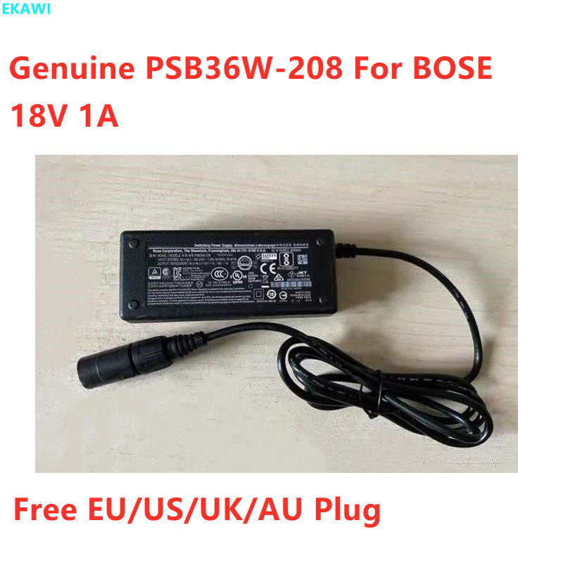 ของแท้ PSB36W-208 18V 1A 18W AC Switching Power Supply Adapter สําหรับ BOSE T1 T4 T8 Power Supply Ch