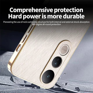 หรูหรากรณีโทรศัพท์หนังสำหรับ VIVO V60 V50 V40 Lite V30 Y38 Y19S Y04 Y21D X200S Y03 Y18 y28s X200 Pro Mini X200 Ultra วีโว่ Case กันกระแทกชุบชายแดนปกหลัง