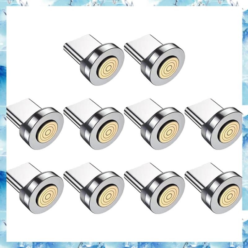 [ ] 7Pin Type C Magnetic Plug Tips Fast Charging Cable Adapter for Magnetic Charger 360° ขั้วต่อการหมุนองศา