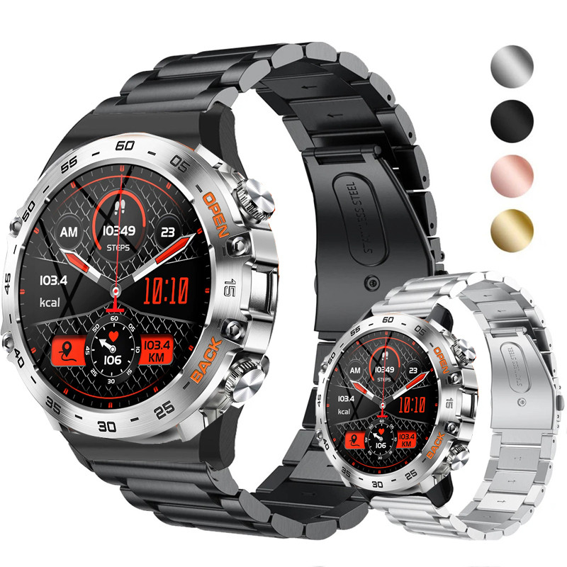 สายนาฬิกาสร้อยข้อมือสําหรับ LIGE K52 1.39 "Smartwatch สายสแตนเลสสําหรับ LIGE Smart Watch 2025 สายรัด