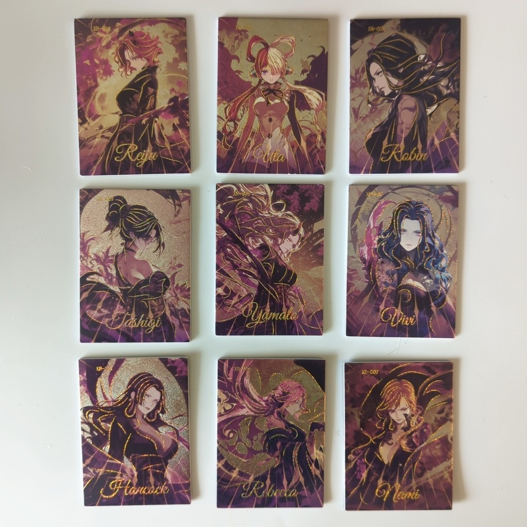 One Piece Card One Piece Card Fanmeng Cultural and Creative XR ชุด9ใบไม่คืนเงินไม่มีการแลกเปลี่ยน
