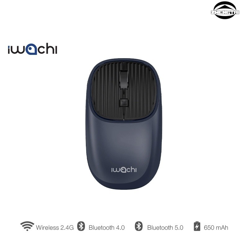 เม้าส์ไร้สาย IWACHI I4 มิตรภาพกับสิ่งแวดล้อม การใช้งานง่าย แบตเตอรี่ในตัว 650mAh