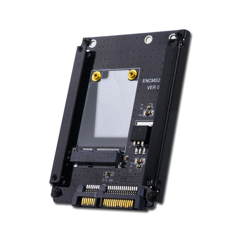 MSATA to SATA Adapter Card minSATA to SATA3.0 SSD Solid State Drive การ์ดขยาย 6Gbps