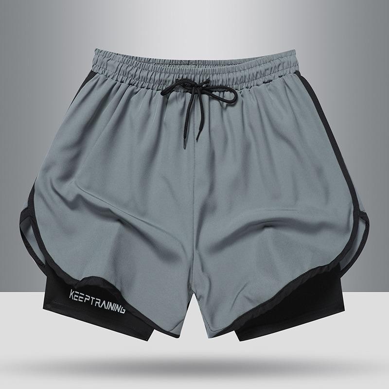 วิ่งออกกําลังกายกีฬากางเกงขาสั้นชายหาดกางเกงขาสั้นฤดูร้อนกางเกงแห้งเร็วสําหรับผู้ชาย - รูปที่ 2