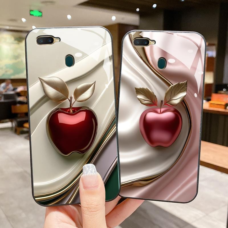 เหมาะสำหรับ OPPO A7 A7n A72 A73 A74 4G 5G A76 A77 A77s A7x A8 A83 กรณีโทรศัพท์ที่ดูดีเคส Deluxe Delu