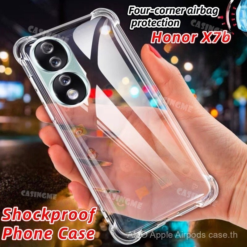 Honor x7b 2023ถุงลมนิรภัยเคสโทรศัพท์กันกระแทกเลนส์ Protector สำหรับ Honor x7b honorx7b X7A X7 B B A x 7B 4G 5G 2023ซิลิโคนกันกระแทกฝาหลัง bayw