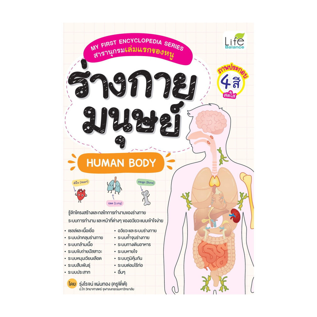 นายอินทร์ หนังสือ My First Encyclopedia Series สารานุกรมเล่มแรกของหนู ร่างกายมนุษย์ HUMAN BODY