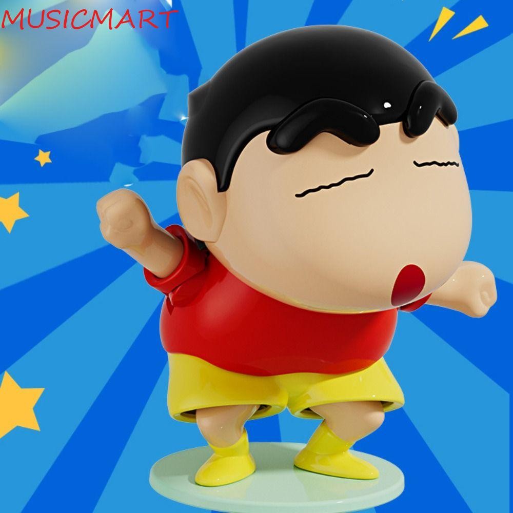 Musicmart Crayon Shin-Chan Clockwork ของเล่น,เขย่าหัวการ์ตูนอะนิเมะของเล่นไขลาน,คริสต์มาสของขวัญ Interactive ตลกน่ารัก Clockwork รุ่นอนุบาล