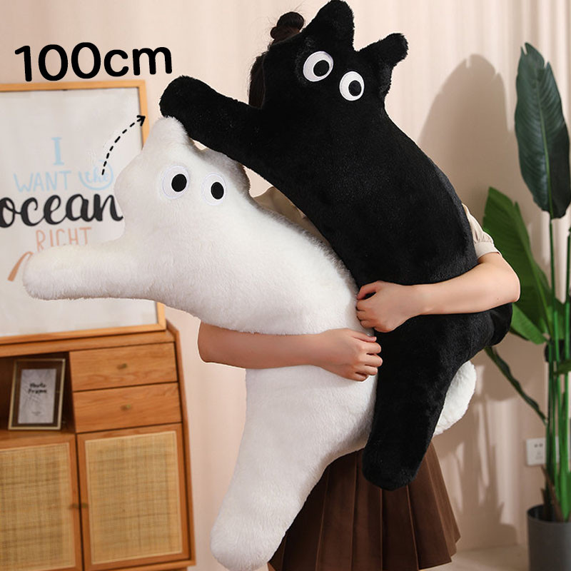 ตุ๊กตา แมวตัวโก่ง หมอนรูปแมว หมอนตุ๊กตานุ่ม น่ารัก Cat doll ของขวัญวันเกิด ตกแต่งบ้าน