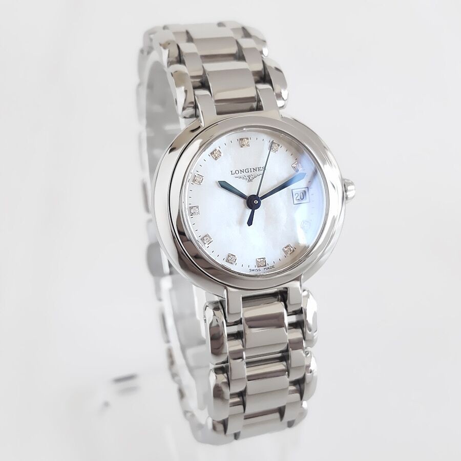 Original Diamond Longiness Heart Movement Longiness Series Quartz Movement 26.5 มม.นาฬิกาสุภาพสตรีL8