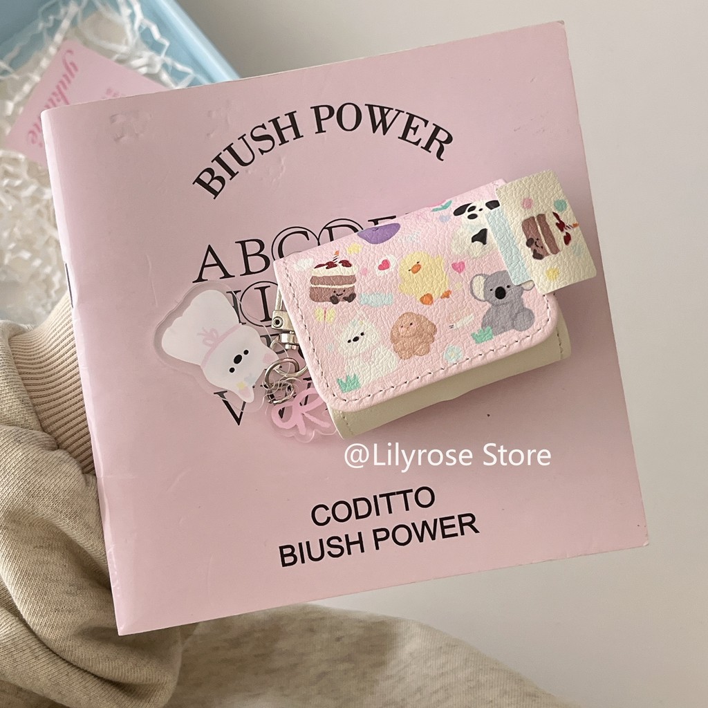 Flip เคสหูฟังสําหรับ AirPods 4 [2024] AirPods Pro2 Pro 3 2 1 Apple หูฟังป้องกันหนังเค้กการ์ตูนน่ารัก