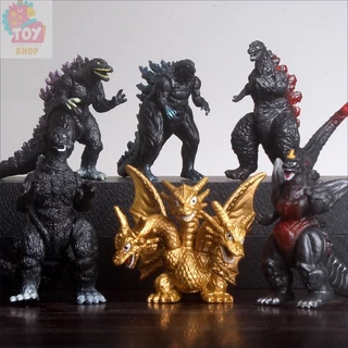 ของเล่นเด็ก โมเดลฟิกเกอร์ King Kong Godzilla ยางนิ่ม รูปไดโนเสาร์ ของขวัญ