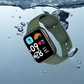 สายนาฬิกาซิลิโคน for Redmi Watch 3 Active / Redmi Watch 3 Lite / Redmi Watch 3 อุปกรณ์เสริมนาฬิกาอัจฉริยะ