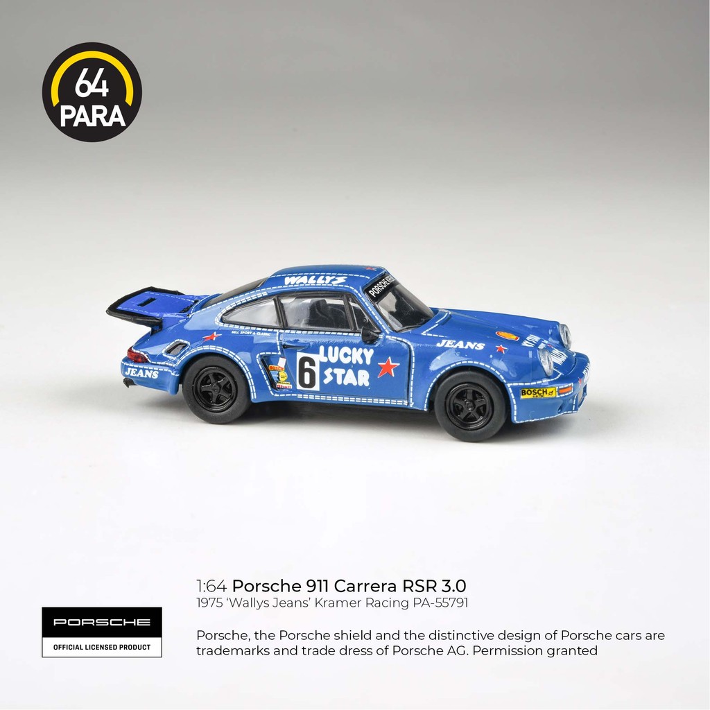 PARA64 1:64 1974 Porsche 911 3.0 RSR 'Wally's Jeans' รูปที่ 4