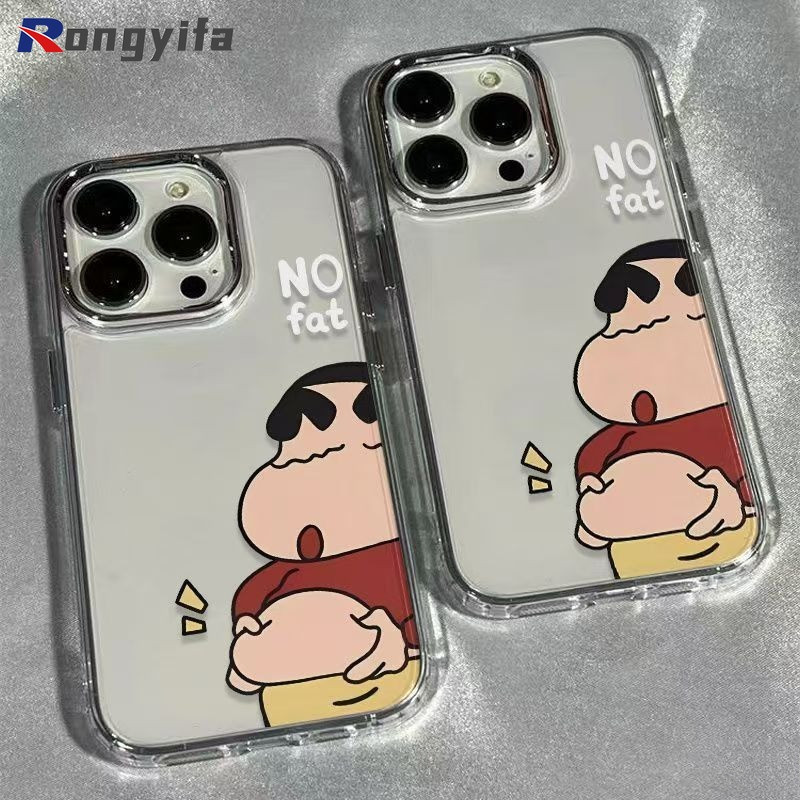 ตลกน่ารักเครยอนชินจังเคสโทรศัพท์สําหรับoppo Reno 13 Pro 12 11F 10 9 8 7 SE Pro Plus 8Z 7Z 8T 6Z 5Z 5F 5K 4F 5 4F 5 4 5G 4Gการ์ตูนปลอกนุ่มฝาครอบกันกระแทก